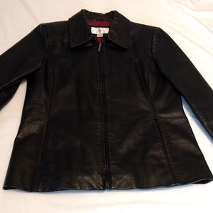 Worthington Black Leather Jacket